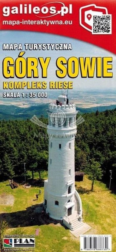 Góry Sowie 1: 35 000 mapa 2024