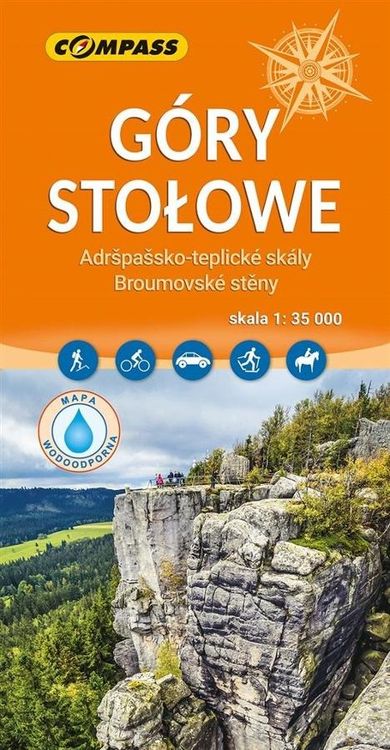 Góry Stołowe mapa laminowana skala 1 : 35 000