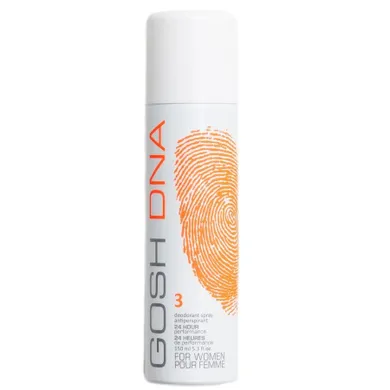 Gosh, DNA 3 For Women, dezodorant, spray, 150 ml