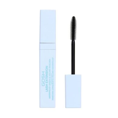Gosh, Lash Extension Waterproof Mascara, wodoodporny tusz do rzęs, 001 Extreme Black, 7ml
