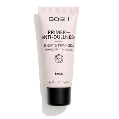 Gosh, Primer+ Anti-Dullness, baza pod makijaż, 30 ml