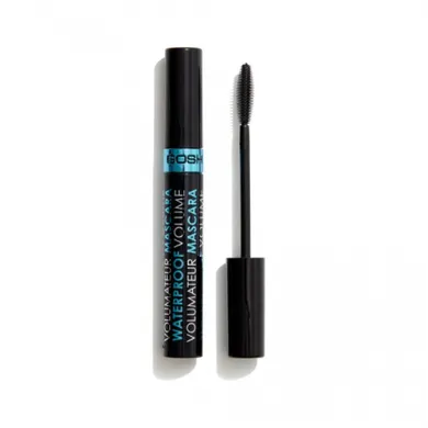 Gosh, Waterproof Volume, Mascara, wodoodporny, pogrubiający tusz do rzęs, Black, 10 ml