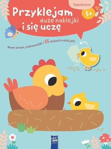 Gospodarstwo. Przyklejam duże naklejki i się uczę