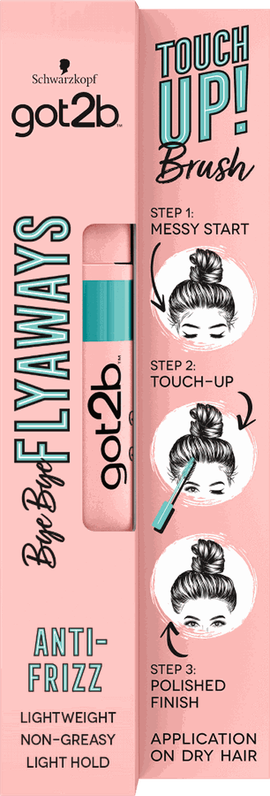 Got2B, Bye Bye Flyaways, bezbarwna maskara do włosów, 16 ml