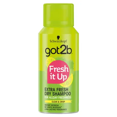 Got2B, Fresh It Up Dry Shampoo, suchy szampon do włosów, Extra Fresh, 100 ml
