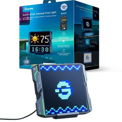 Govee, Gaming Pixel Light, panel LED, 2.4GHz, Wi-Fi + Bluetooth, 185-150-35mm, H8630