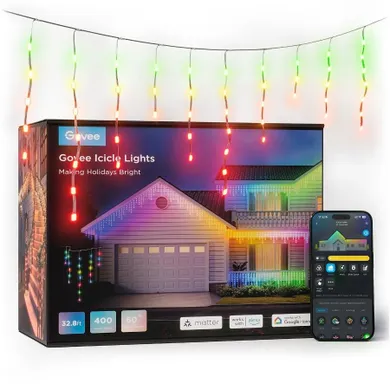 Govee, Icicle Lights, oświetlenie LED, H70D1