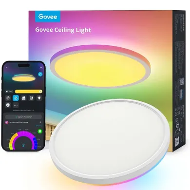 Govee, lampa sufitowa LED, 2400lm, 2200K-6500K, 2.4GHz Wi-Fi, Bluetooth, H80A1