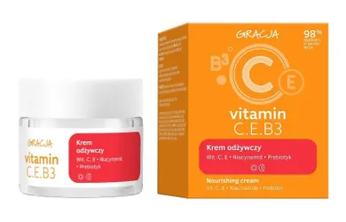 Gracja, Vitamin C.E.B3, krem odżywczy, 50 ml