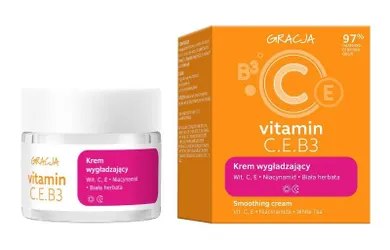 Gracja, Vitamin C.E.B3, krem wygładzający, 50 ml