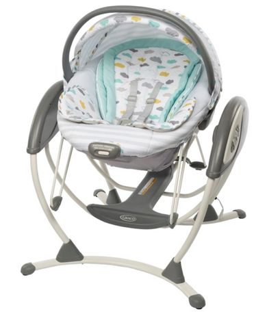 Graco, Glider Elite, huśtawka dla niemowląt, Clouds