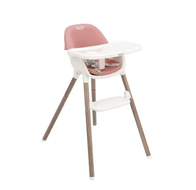 Graco, Presti, krzesełko do karmienia 3w1, dusty rose