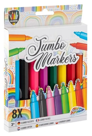 Grafix, Jumbo, markery, 8 kolorów