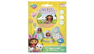 Grafix, Koci Domek Gabi, owijki na jajka, 12 szt + podstawki, 4 szt.
