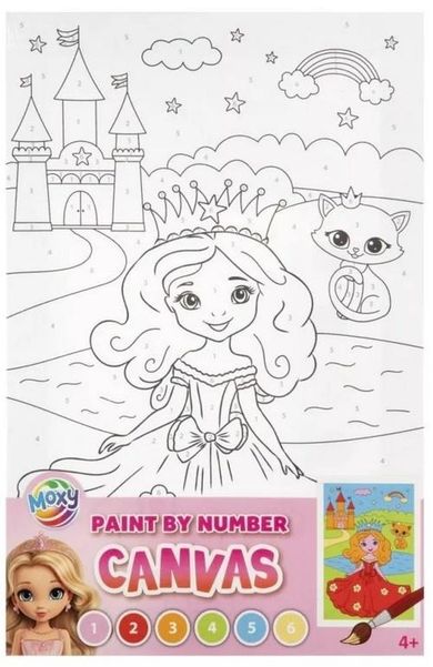 Grafix, malowania po numerach, Księżniczka