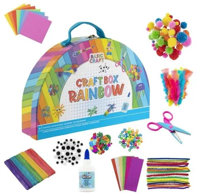 Grafix, pudełko do rękodzieła tęcza, rainbow craft