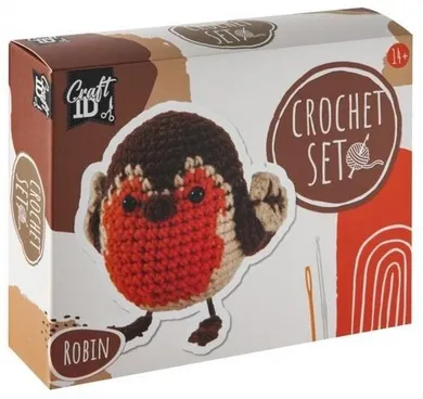 Grafix, zestaw do szydełkowania, Ptak Robin