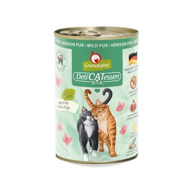 GranataPet, DeliCatessen, dziczyzna mokra, karma dla kota, 400g
