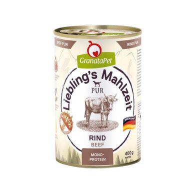 GranataPet, Liebling´s Mahlzeit, wołowina, mokra karma dla psa, 400g
