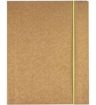 Grand, Kraftliner, teczka z gumką A4, natural, 1 szt.