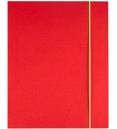 Grand, Kreativ, teczka z gumką A4, czerwona 1 szt.