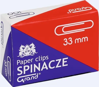 Grand, spinacze, R-33, 10-100 szt.