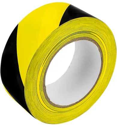 Grand, taśma ostrzegawcza, samoprzylepna, czarno-żółta