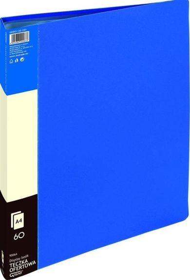Grand, teczka ofertowa, 60 koszulek, niebieska, 1 szt.