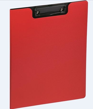 Grand, teczka z klipsem, czerwona, 1 szt.