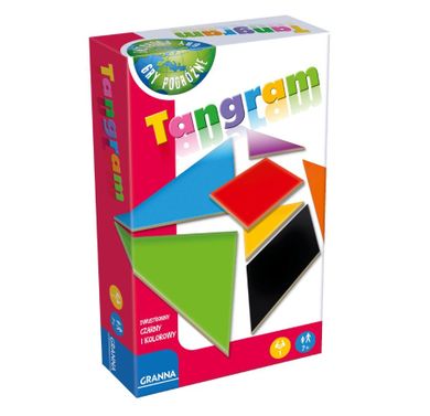 Granna, Tangram, układanka łamigłówka, wersja podróżna