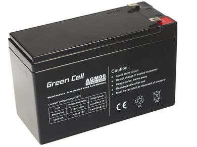 Green Cell, akumulator żelowy, AGM06, 12V, 9 Ah