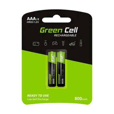 Green Cell, akumulatorki AAA/R3 800mAh, 2 szt.