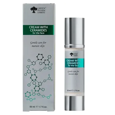Green Pharm Cosmetic, krem do twarzy z ceramidami, 50 ml