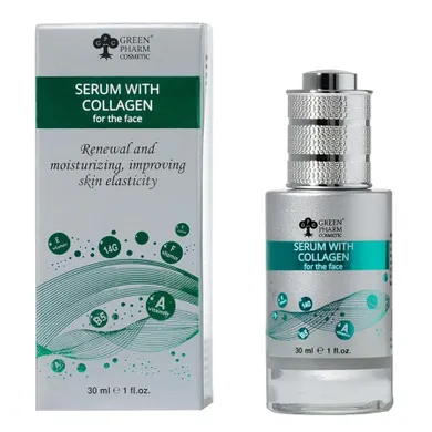 Green Pharm Cosmetic, serum do twarzy z kolagenem, 30 ml