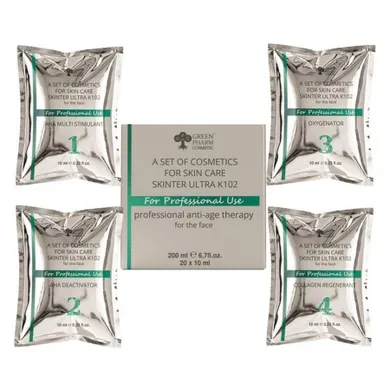 Green Pharm Cosmetic, Skinter Ultra K102, zestaw kosmetyczny do pielęgnacji skóry, 200 ml