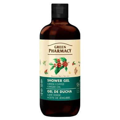 Green Pharmacy, multi żel pod prysznic, zielona kawa i olejek imbirowy, 500 ml