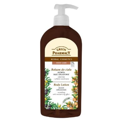 Green Pharmacy, odżywczy balsam do ciała, oliwka i olej arganowy, 500 ml