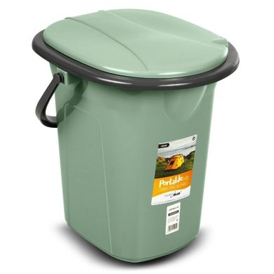 GreenBlue, toaleta turystyczna, zielono-szara, GB320GG