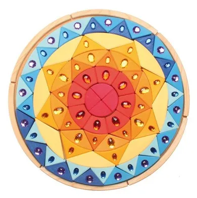 Grimms, układanka z kryształkami mandala, błyszcząca, 40 cm, 3+