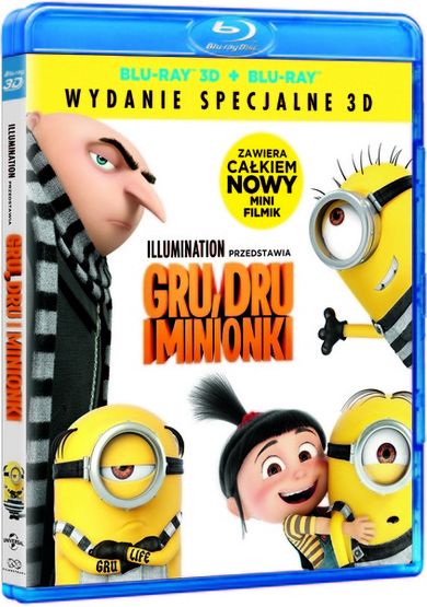 Gru, Dru i Minionki. Blu-Ray 3D+2D