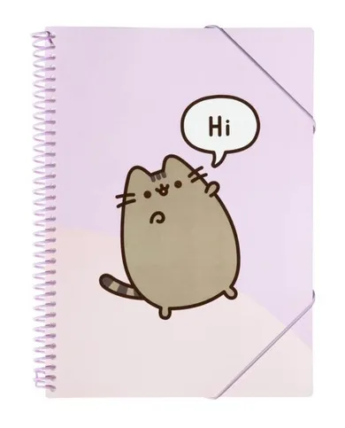 Grupo Erik, Pusheen, skoroszyt z gumką, A4, 30 kartek