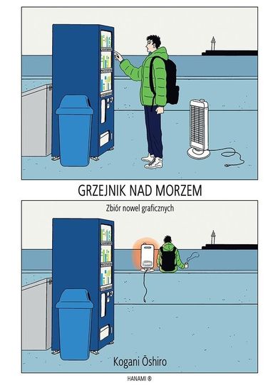 Grzejnik nad morzem: zbiór nowel graficznych Kogani Ōshiro