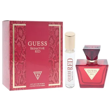 Guess, Seductive Red, zestaw: woda toaletowa, spray, 50 ml + woda toaletowa, spray, 15 ml