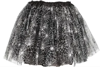 Guirca, TuTu, spódnica z pajęczyną, srebrna, 6-9 lat, 40 cm