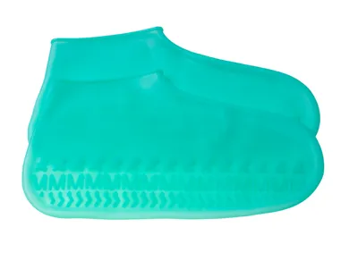 Gumowe wodoodporne ochraniacze na buty, zielone, rozmiar 35-39