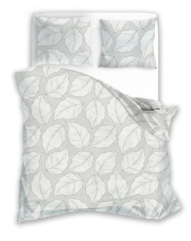 Gusto, Listowie, 2-częściowy komplet pościeli, 100% bawełna, 140-200 cm