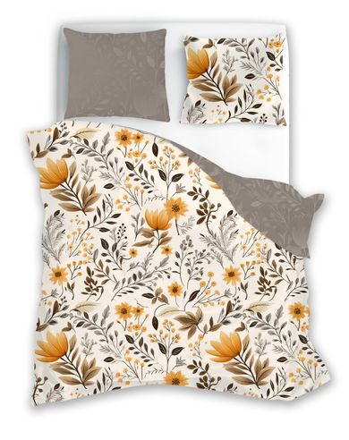 Gusto, Złocień, 2-częściowy komplet pościeli, 100% bawełna, 140-200 cm