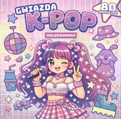 Gwiazdy k-pop. Gwiazda. Kolorowanka