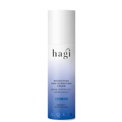 Hagi, Aqua Zone, krem odżywczo-nawilżający na noc, 50 ml