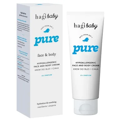 Hagi, Baby Pure, hipoalergiczny krem do buzi i ciała, 75 ml